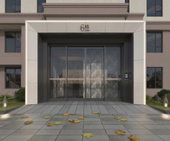 Modern Facade Element-ID:571737056