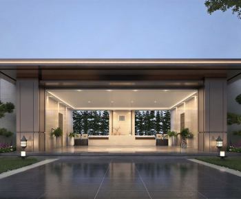 New Chinese Style Lobby Hall-ID:940711985