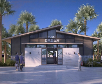 Modern Public Building-ID:665677071