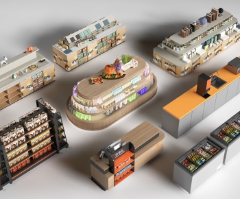 Modern Supermarket Shelf-ID:909339902