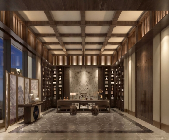 Chinese Style Study Space-ID:506176951