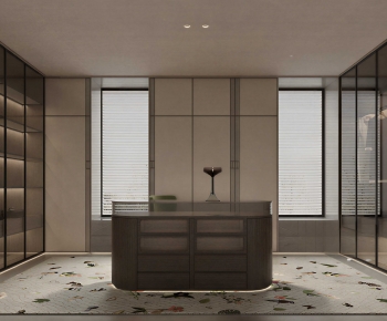 Modern Clothes Storage Area-ID:271317966