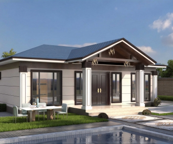 New Chinese Style Detached Villa-ID:344806915