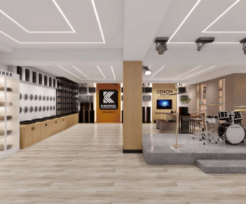 Modern Exhibition Hall-ID:888494012