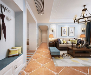 American Style Hallway-ID:568372968