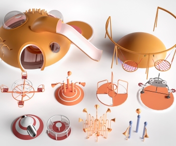 Modern Equipment For Children-ID:484569079