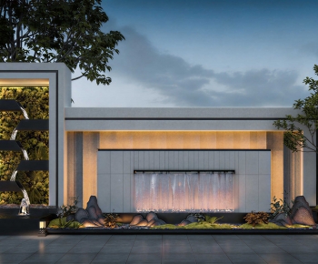 New Chinese Style Courtyard/landscape-ID:253891949