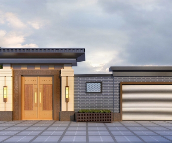 New Chinese Style Courtyard/landscape-ID:823551896