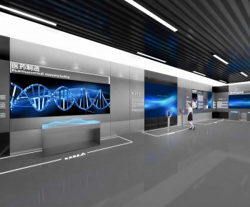Modern Exhibition Hall-ID:285638092