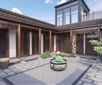 Chinese Style Courtyard/landscape-ID:709669114