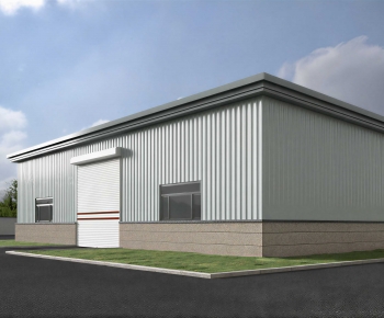 Modern Industrial Building-ID:104649071