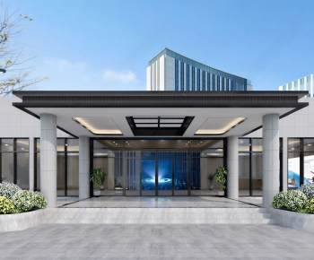 Modern Building Appearance-ID:979629044