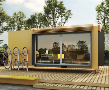 Modern Appearance Of Commercial Building-ID:842803008