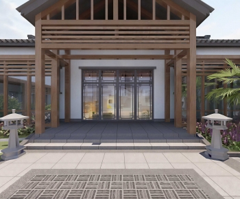 New Chinese Style Courtyard/landscape-ID:617152937