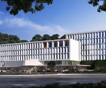 Modern Industrial Building-ID:474559071