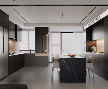 Modern Open Kitchen-ID:997118008