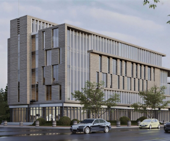 Modern Appearance Of Commercial Building-ID:600610979