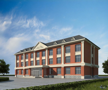 Modern Appearance Of Commercial Building-ID:239073997