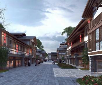 New Chinese Style Commercial Street-ID:852170024