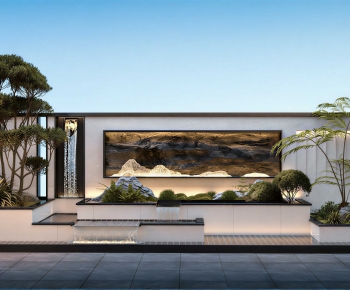 New Chinese Style Landscape Wall-ID:487688064