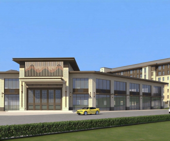Modern Appearance Of Commercial Building-ID:350676064