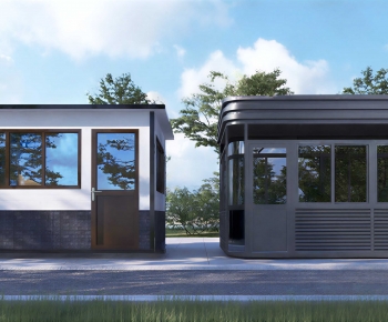 Modern Security Booth-ID:111514095