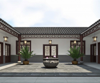 New Chinese Style Courtyard/landscape-ID:938518056