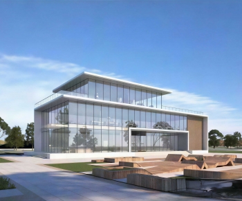 Modern Appearance Of Commercial Building-ID:223849063