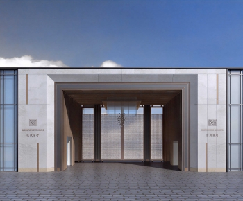 Modern Facade Element-ID:120347027