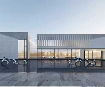 Modern Appearance Of Commercial Building-ID:349510918