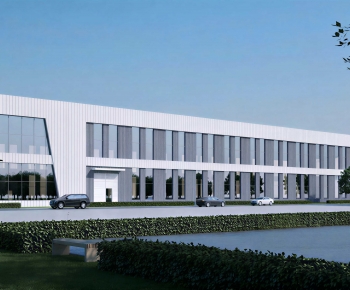 Modern Industrial Building-ID:835871938