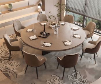 Modern Dining Table And Chairs-ID:929673914
