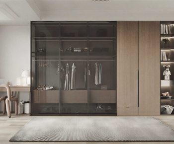 Modern Clothes Storage Area-ID:505856049