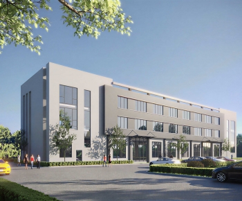 Modern Appearance Of Commercial Building-ID:523494018