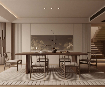 New Chinese Style Dining Room-ID:357673884