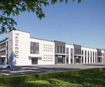 Modern Industrial Building-ID:338974959