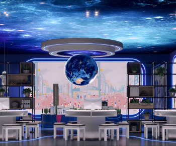 Modern Exhibition Hall-ID:716046099