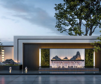 New Chinese Style Landscape Wall-ID:902165892