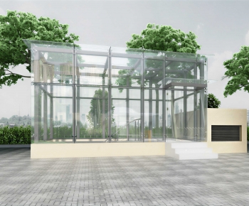 Modern Public Building-ID:417853121