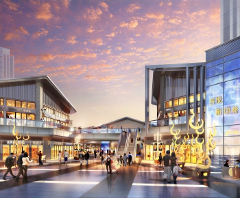 Modern Commercial Street-ID:539134034