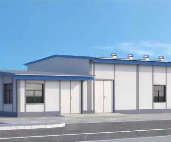 Modern Industrial Building-ID:333237897