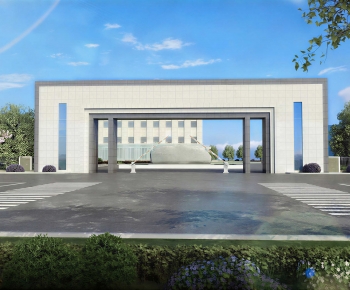 Modern Building Component-ID:846853026