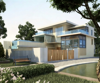 New Chinese Style Courtyard/landscape-ID:817230946