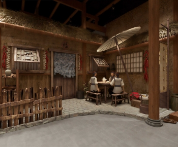 New Chinese Style Exhibition Hall-ID:241913086