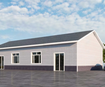 Modern Industrial Building-ID:166481025