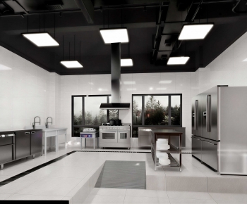 Modern Central Kitchen-ID:369259129