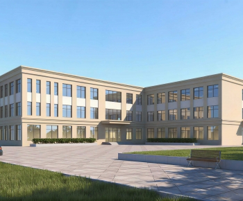 Modern Industrial Building-ID:735631021