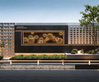 New Chinese Style Landscape Wall-ID:952445039