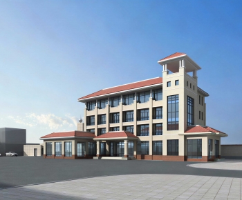 Modern Appearance Of Commercial Building-ID:171281101