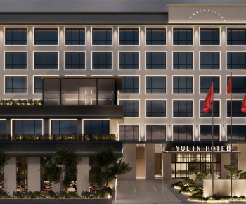 Modern Appearance Of Commercial Building-ID:708319902